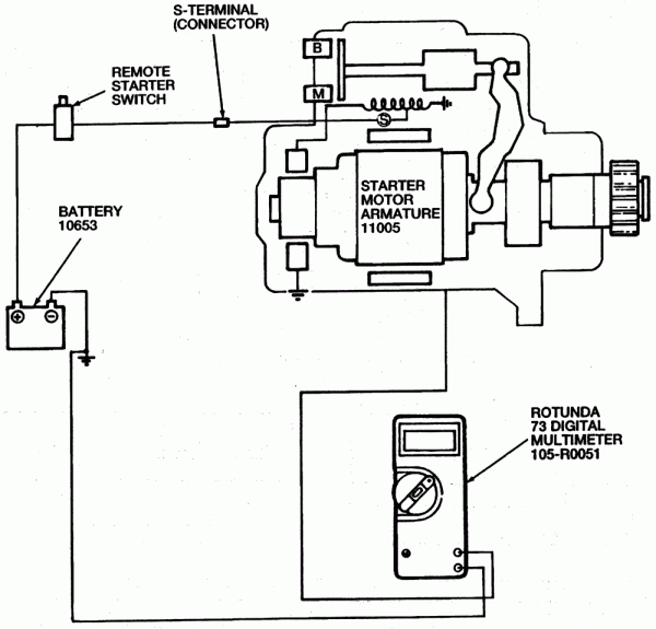 Cute Starter Motor Connection Diagram Ideas Electrical Circuit