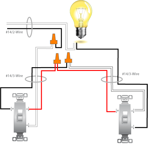 Bination Single Pole 3 Way Switch Wiring Diagram