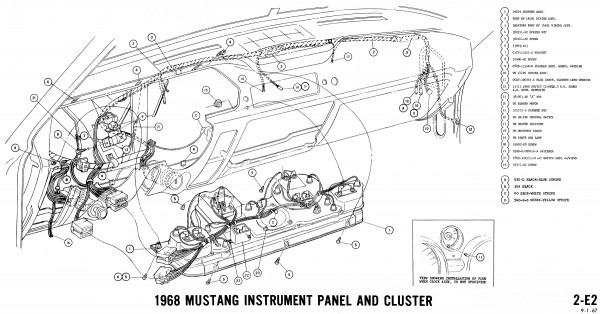 68 Mustang Dash Wiring Diagram