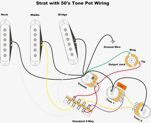 Fender Squier Guitar Wiring Diagram