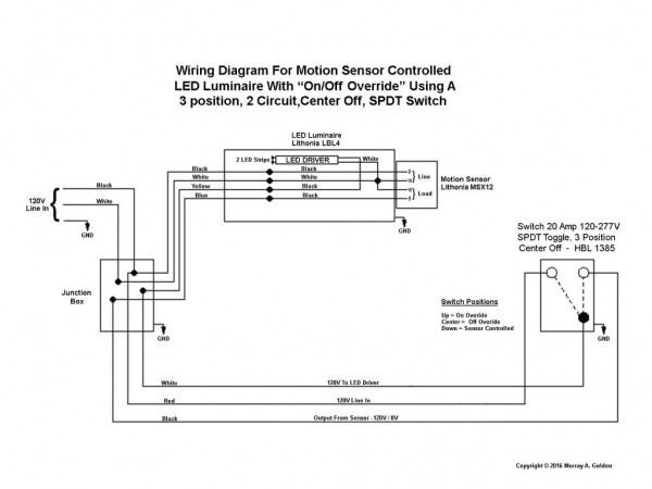 Occupancy Sensors For Lighting Control Wiring Diagram