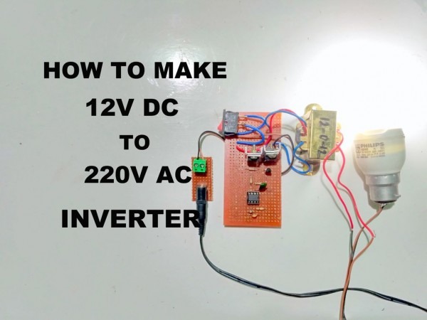 How To Make 12v Dc To 220v Ac Inverter  4 Steps (with Pictures)