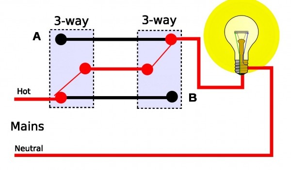 Gallery Of Simple 3 Way Switch Diagram California Wiring Schema