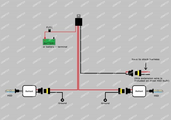 How To Install Hid Conversion Kit Relay Harness Wiring