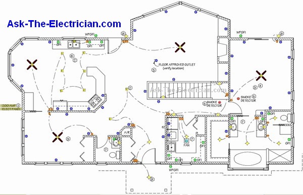 Wiring Diagrams For Bedrooms