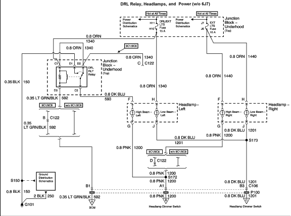 2000 Impala Headlight Plug Wiring Diagram