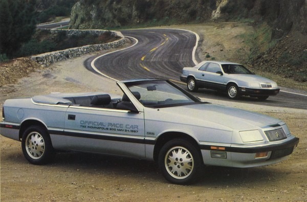 Pace Setter  1987 Chrysler Lebaron Coupe And Convertible P