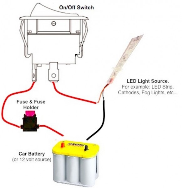 On Off Toggle Switch Wiring Diagram