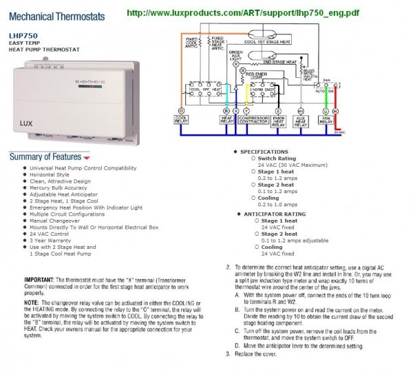 Replacing A Heat Pump Thermostat 8 Wire