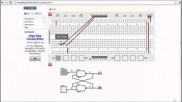 Getting Started With The Online Breadboard Simulator