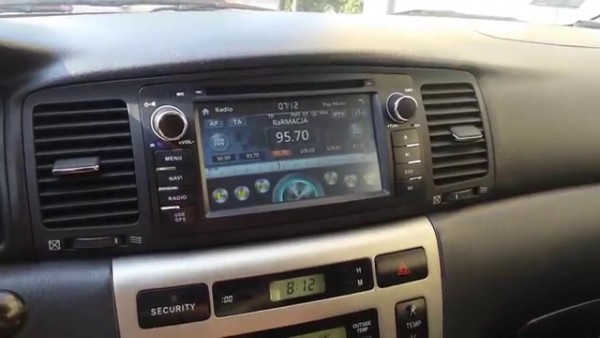 Radio Dvd Gps Bluetooth 3g Usb Toyota Corolla E12
