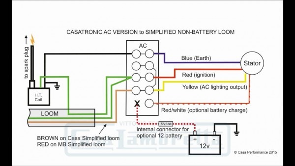 Casatronic Ignition Lambretta Wiring Diagrams (english Version