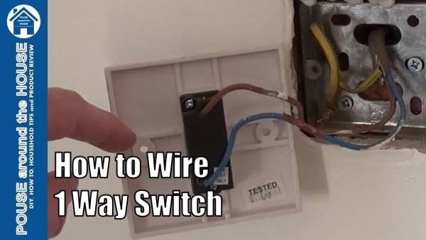 How To Wire A 1 Way Light Switch  One Way Lighting Explained