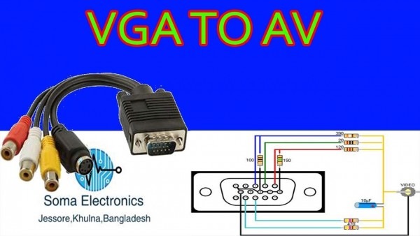 How To Make Vga To Av(rca) Hdmi