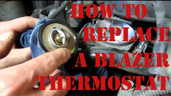 Diy How To Replace A Thermostat On A Chevy Blazer S10 Gmc Jimmy