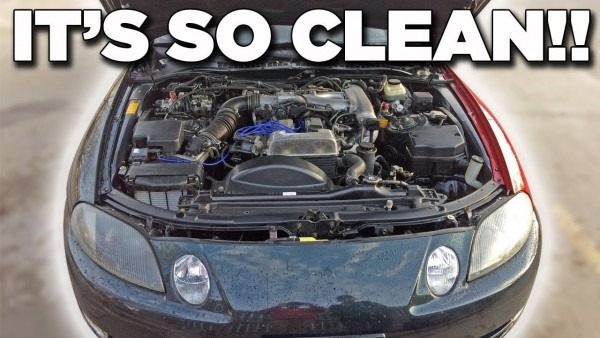 High Pressure Cleaning The Engine Bay