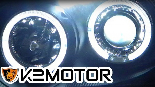K2 Motor Installation Video  Halo Led Projector Headlights Wiring