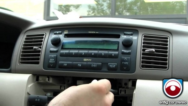 Radio Removal Toyota Corolla 2003