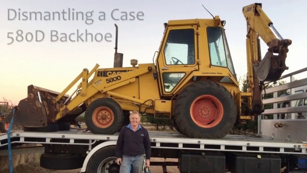 Case 580d Backhoe Dismantling