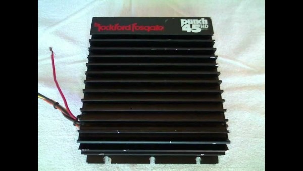 Rockford Fosgate Punch 45 Hd Old School Car Amplifier Amplficador
