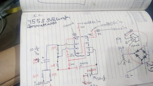 Ic 4558 Subwoofer Circuit Diagram 100 Work Mostly Use In