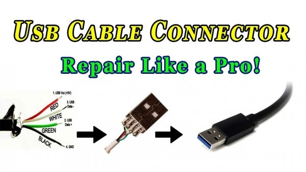 How To Repair Usb Cable Connector