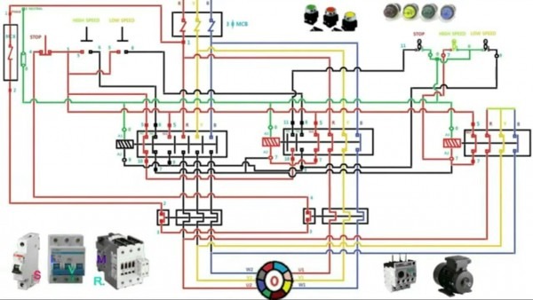 Two Speed Motor Starter Connection And Operation