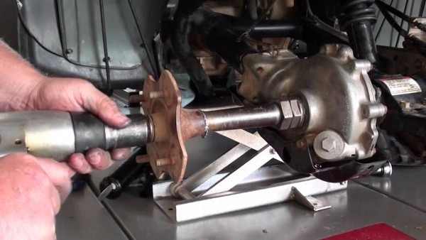Pt 4 Honda Trx300fw Rear Axle Bearing & Brake Repair At D