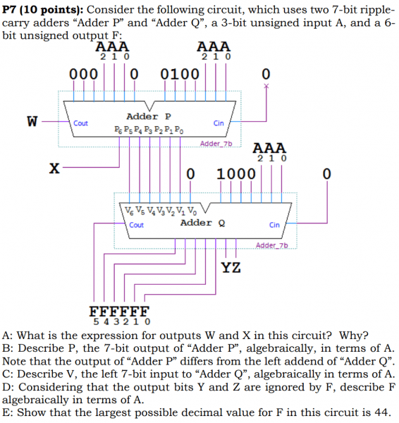 Solved  P7 (10 Points)  Consider The Following Circuit, Wh