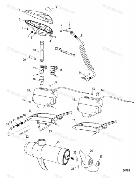 Mercury Motorguide Trolling Motor Parts By Model & Series