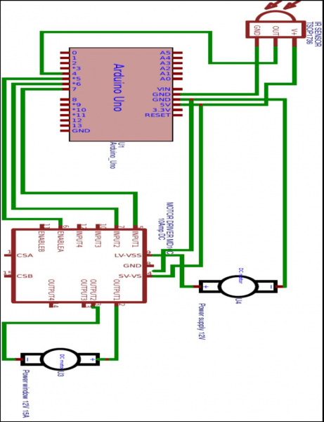 Schematic Diagram For Arduino Uno With Motor Driver Md10c To Dc
