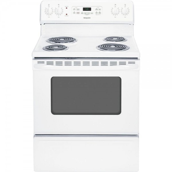 Hotpoint 5 0 Cu  Ft  Electric Range With Self