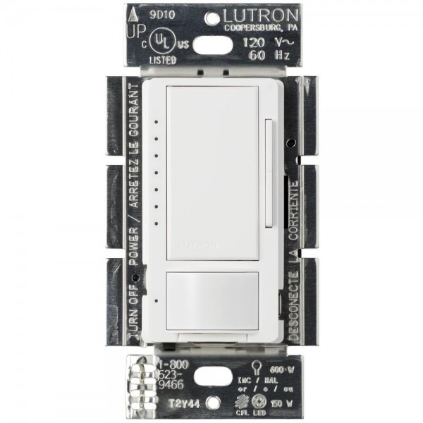 Lutron Maestro C L Dimmer 1 5 Amp Motion Sensor, Single Pole And
