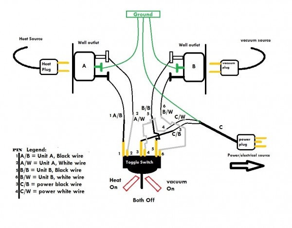 3 Pin Toggle Switch Wiring Diagram