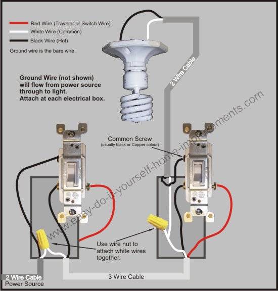 3 Way Switch Wiring Methods