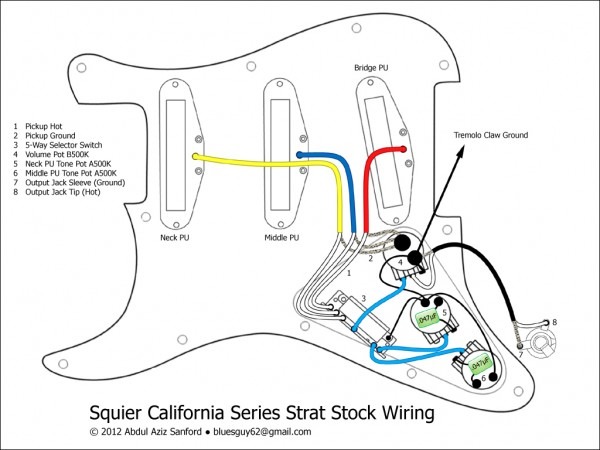 1982 Fender Stratocaster Wiring Harness Diagram
