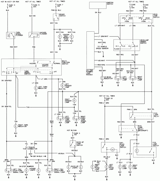 1995 Dodge Ram 1500 Headlight Switch Wiring Diagram