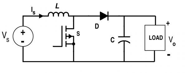 Output Voltage Of Boost Converter In Shutdown Mode (no Switching