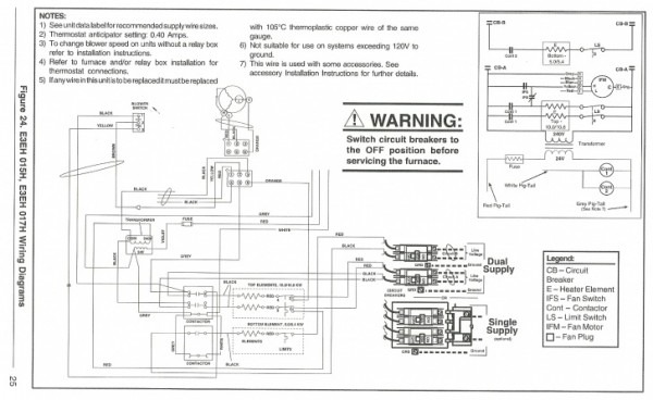 Wiring Diagram Intertherm E3eb 015h