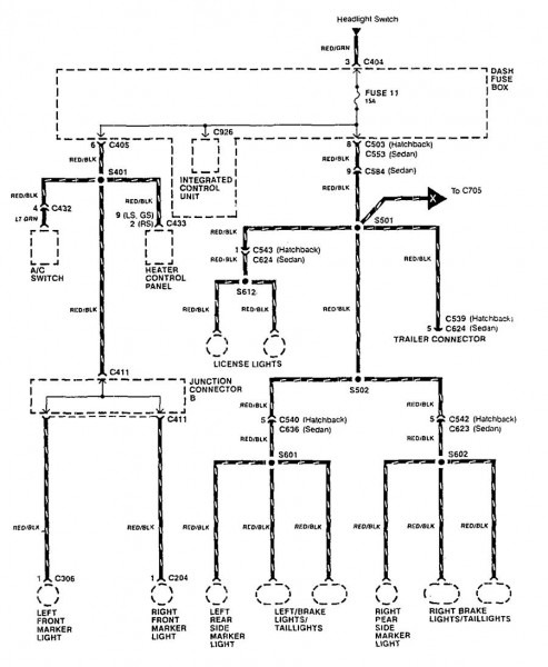 1998 Acura Slx Radio Wiring Diagram