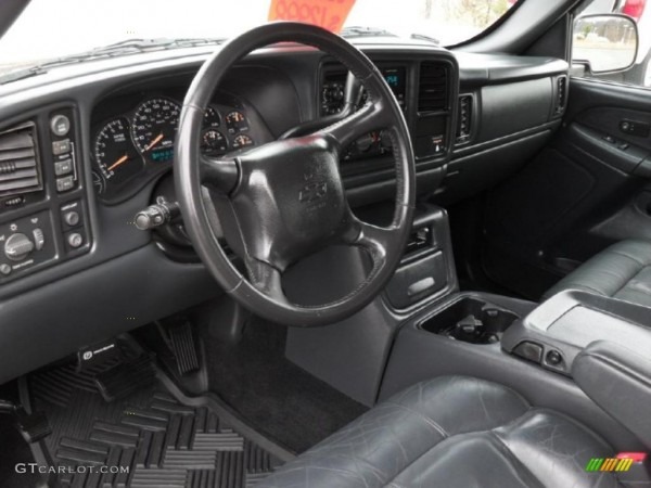 Graphite Gray Interior 2002 Chevrolet Silverado 1500 Lt Extended