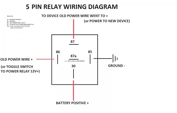 5 Post Relay Wiring Diagram