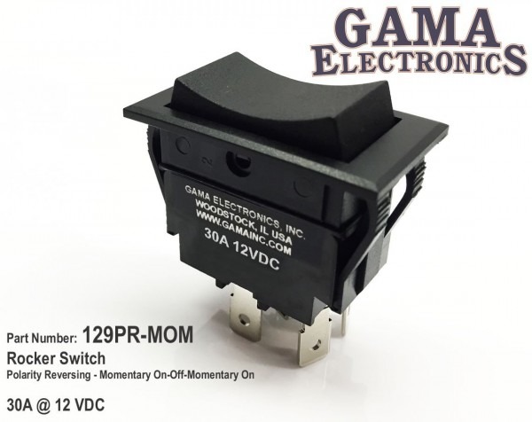 Amazon Com  Gama Electronics 30 Amp Rocker Switch Polarity Reverse