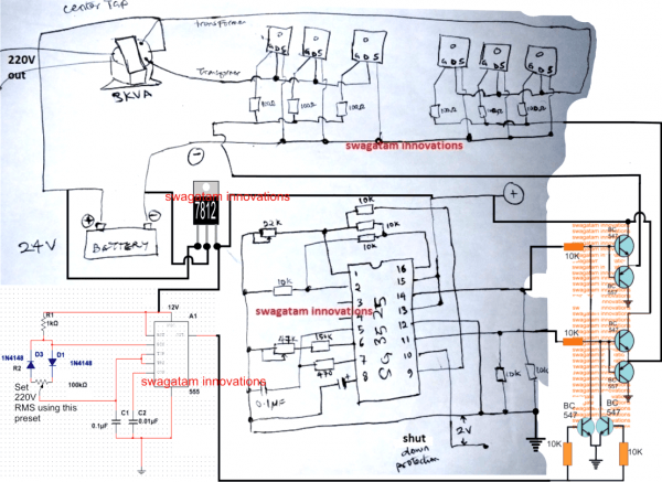 2kva Ups Circuit Diagram