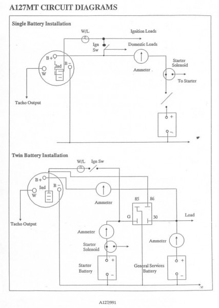 Creative Lucas A127 Alternator Wiring Diagram Fine