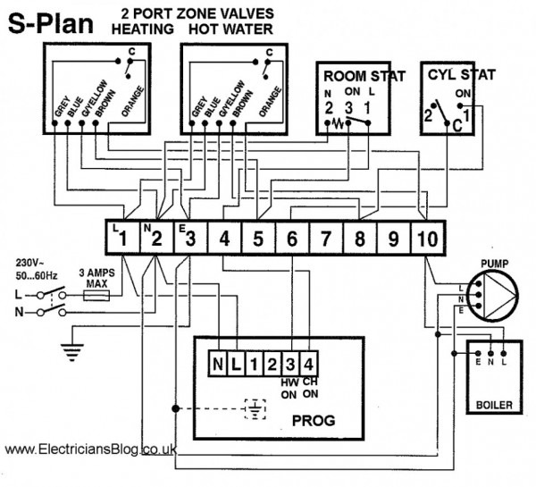 Central Heating Wiring Diagram Y Plan