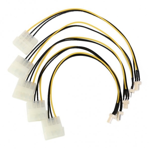 Cable 4 Pin Molex   Ide To 3 Pin Cpu Fan Power Line