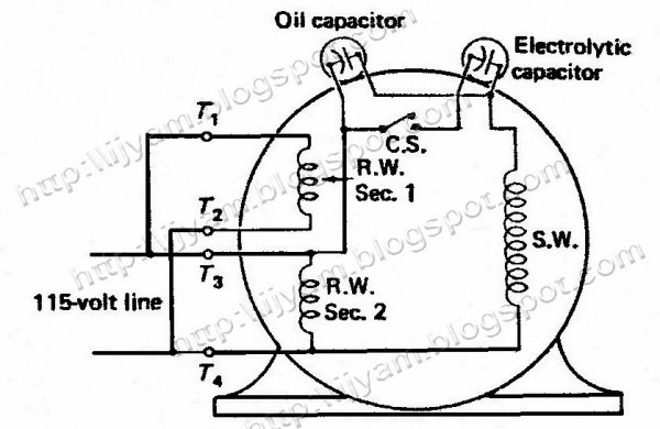 Electric Motor Capacitor Wiring