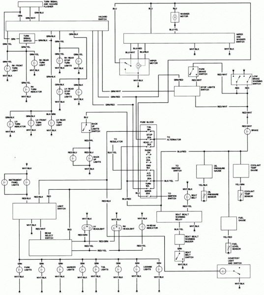 Toyota Hiace Head Unit Wiring Diagram