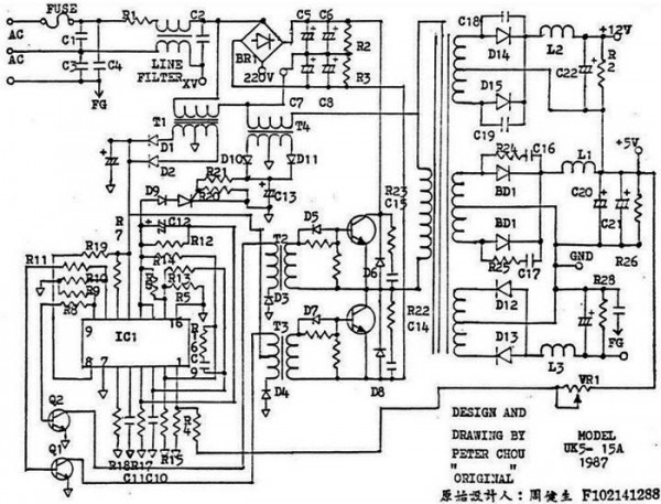 Circuit Diagram Of Self Switching Off Power Supply